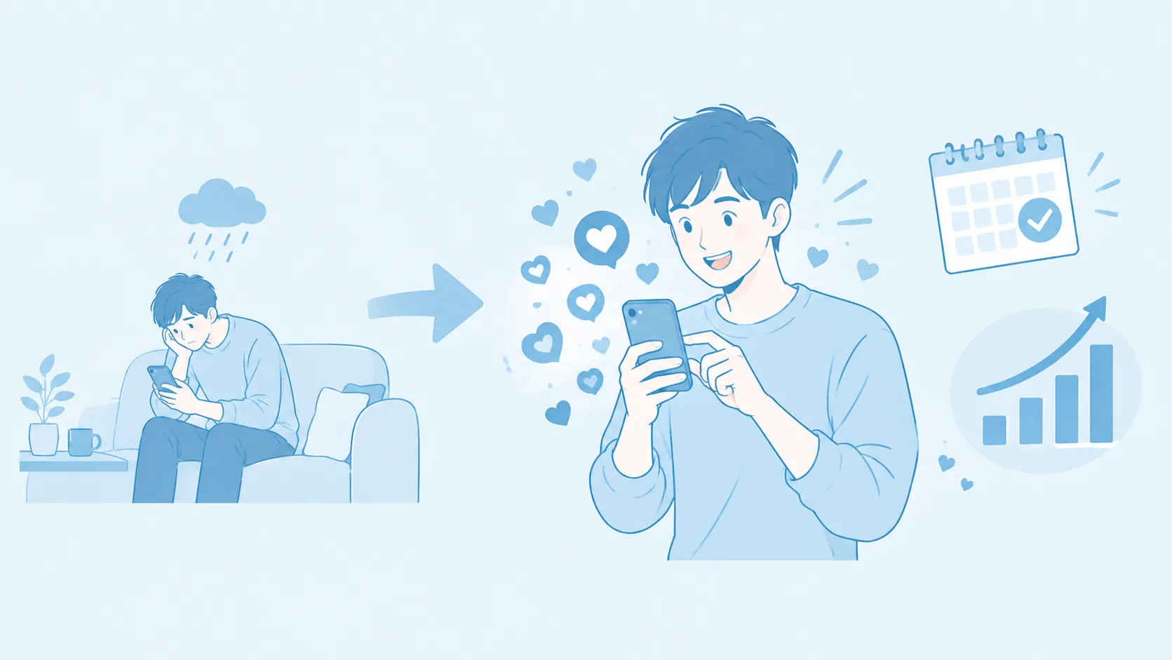 「低身長でマッチングアプリは無理」と思ってた俺が2週間で変えた3つのこと