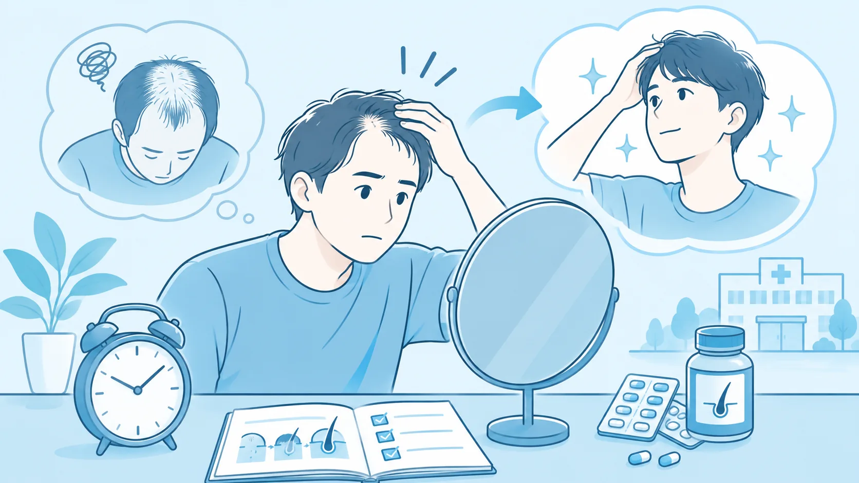 チビがハゲたら終わり?低身長×薄毛の不安——156cmがAGAを本気で調べて出した『早く知る』という答え|30代チビ男最強伝説